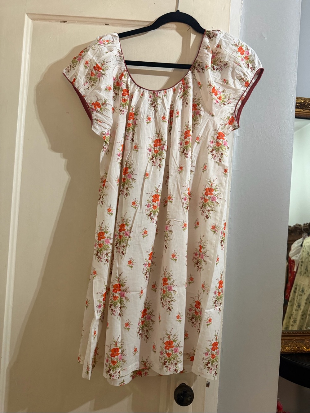NWT Doen Julia Dress Petite Rose print M - Picture 4 of 10